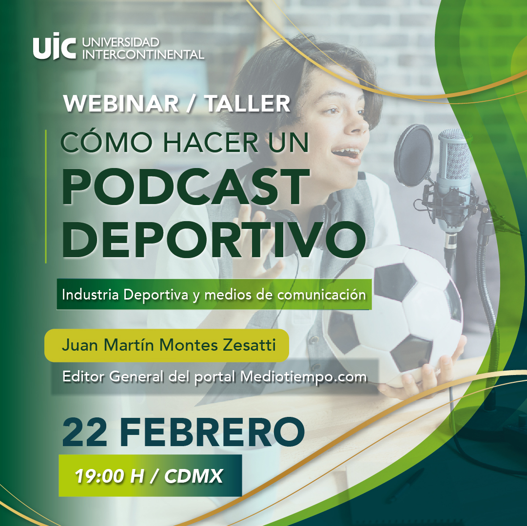 Webinar / Taller - Cómo hacer un podcast deportivo