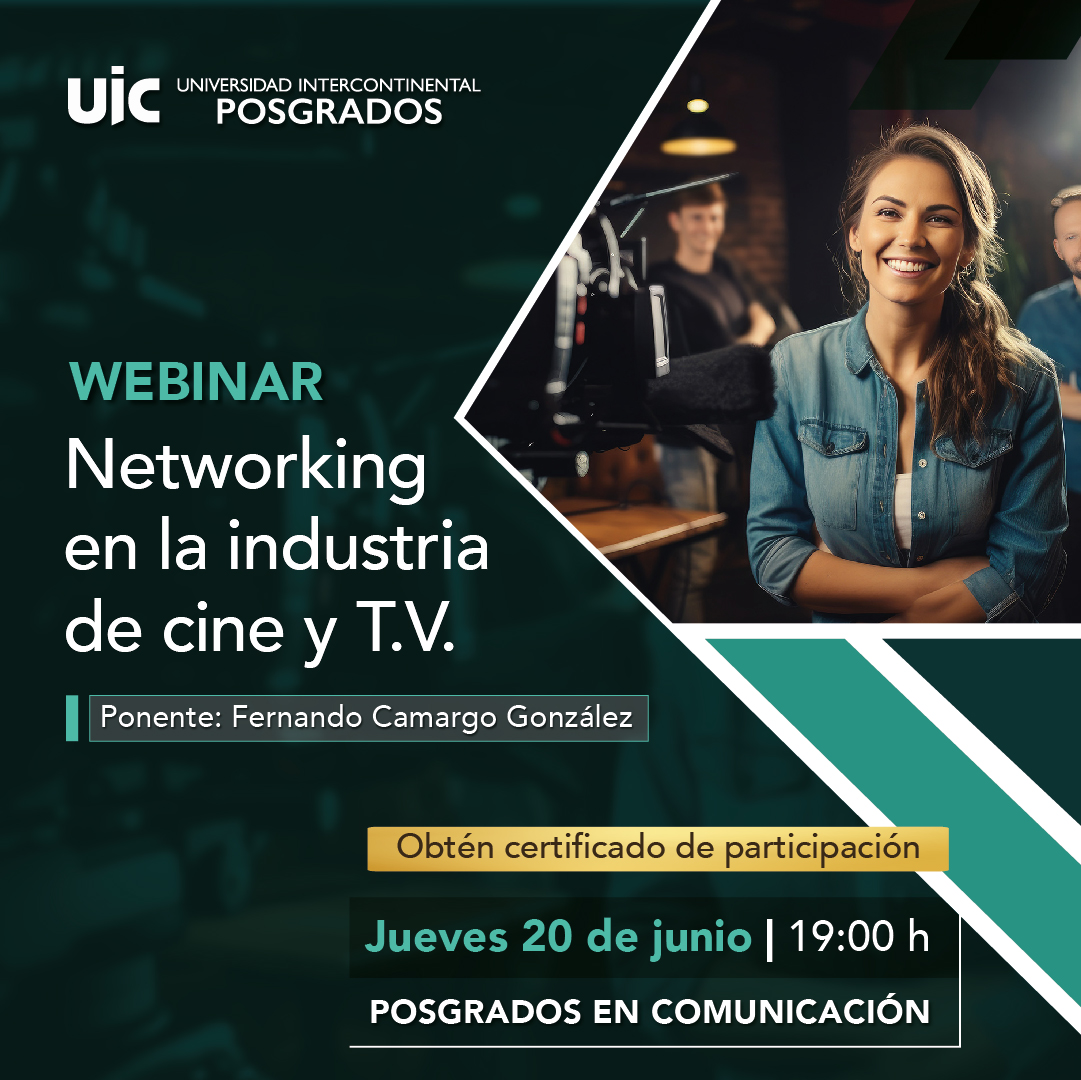 Webinar - Networking en la industria de cine y T.V