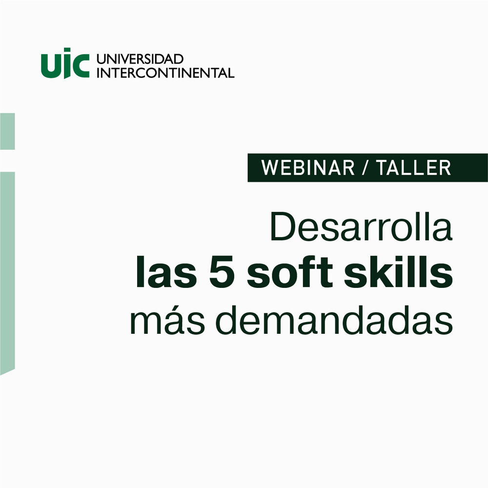 Webinar / Taller - Desarrolla las 5 soft skills más demandadas