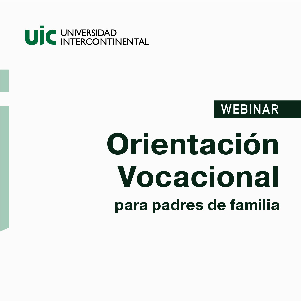 Webinar / Taller - Orientación vocacional para padres de familia