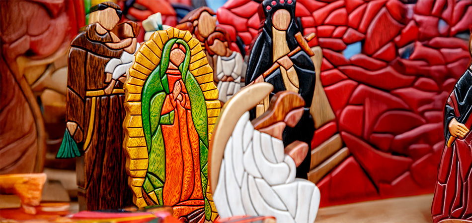 La imagen de la Virgen ha inspirado murales, pinturas, poemas y canciones.