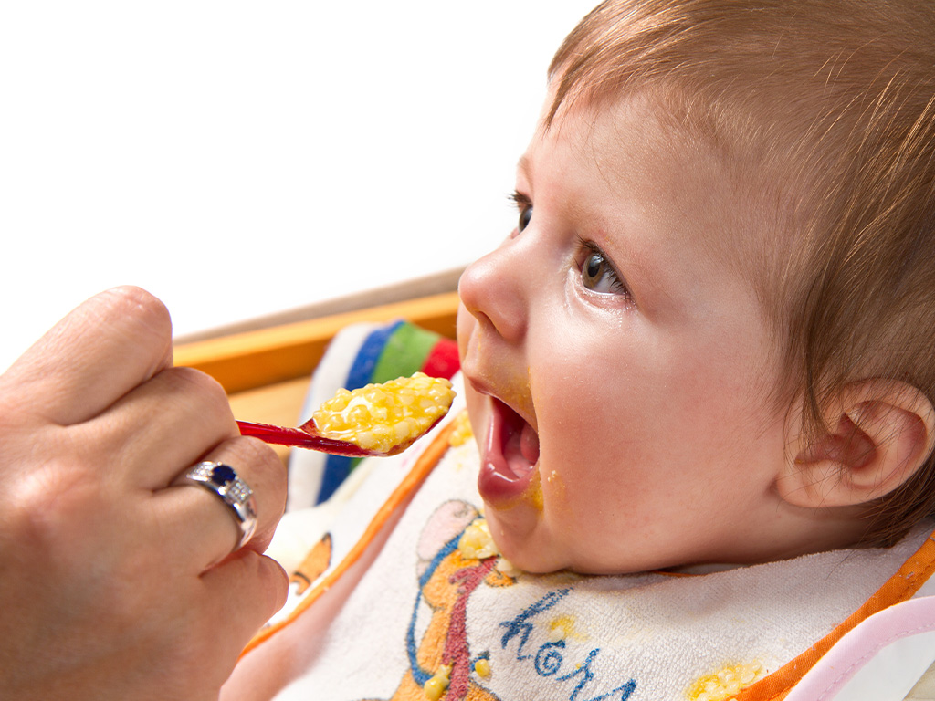 Papillas para los bebés de 0 a 12 meses, qué puede comer un bebé. 